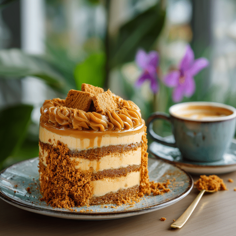 Lotus Biscoff Cake Recipe