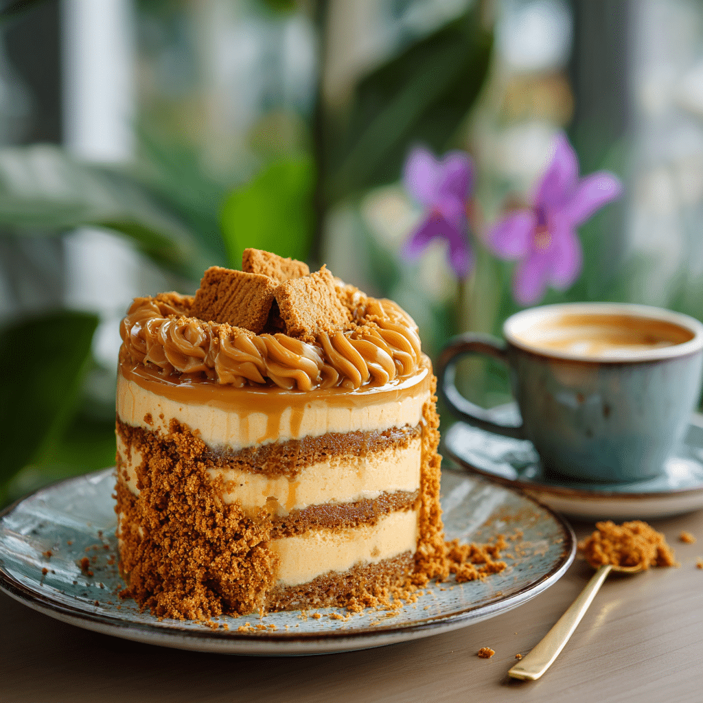 Lotus Biscoff Cake Recipe