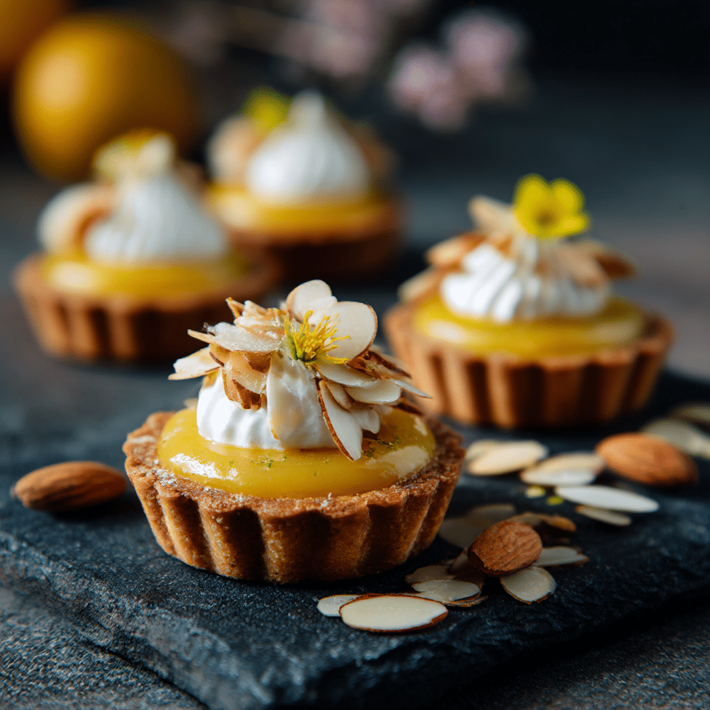almond Yuzu Mini Tartlets Recipe