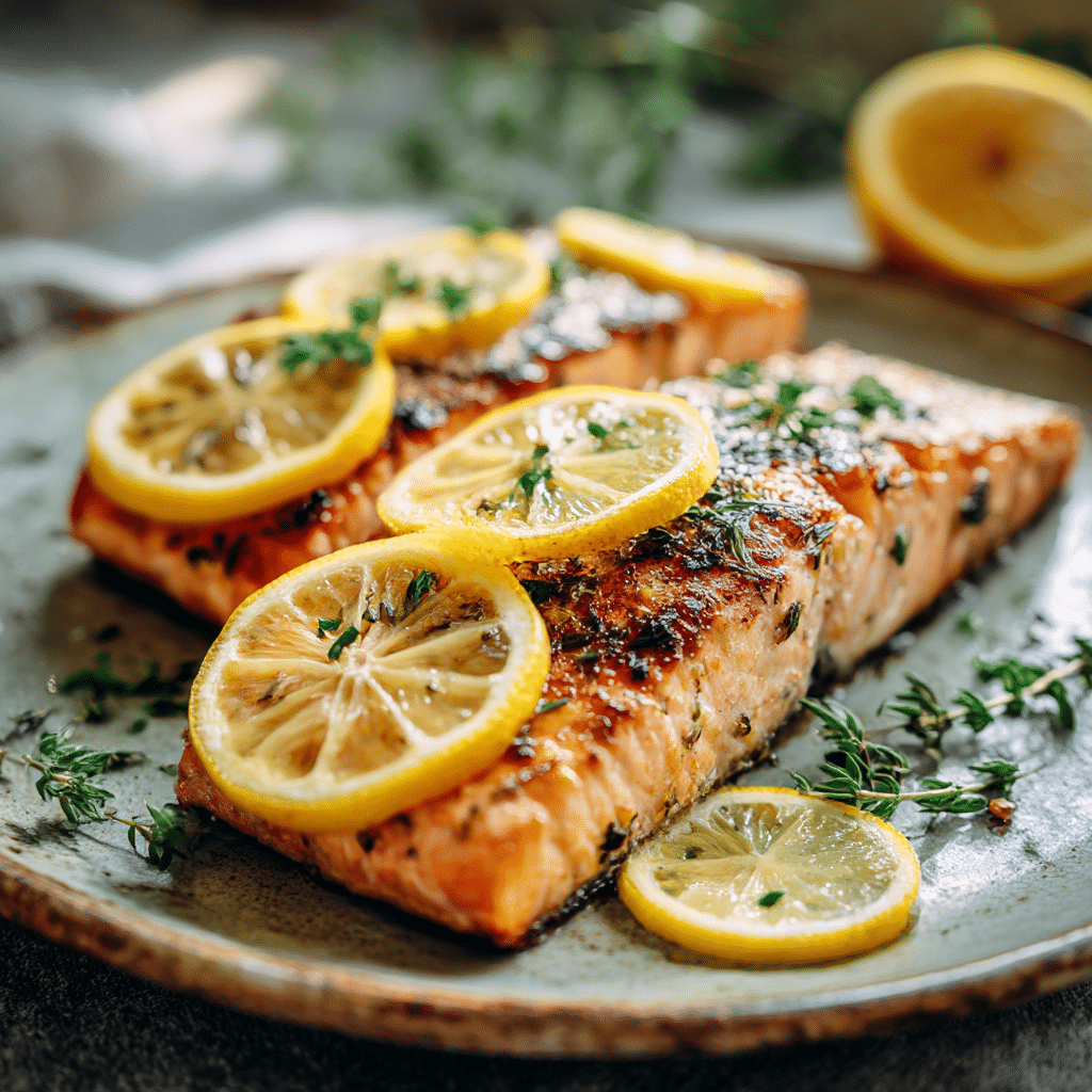 Lemon Herb Grilled Salmon Recipe
