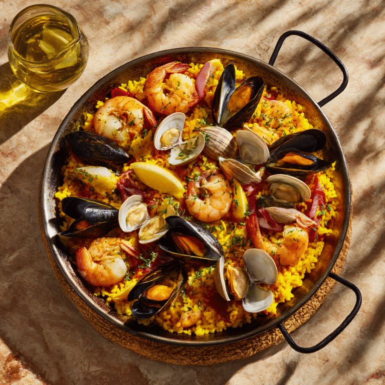 Seafood Paella Recipe