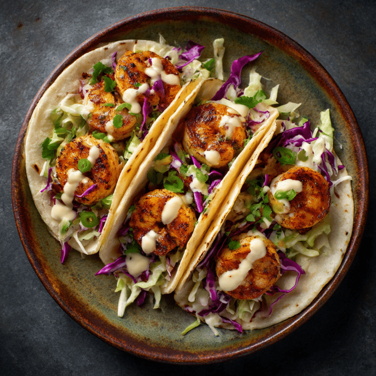Spicy Cajun Shrimp Tacos Recipe