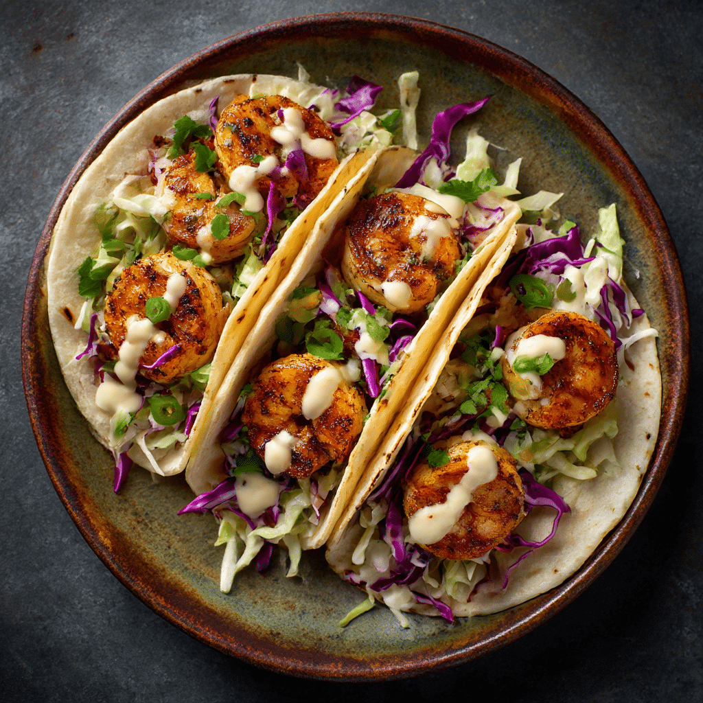 Spicy Cajun Shrimp Tacos Recipe