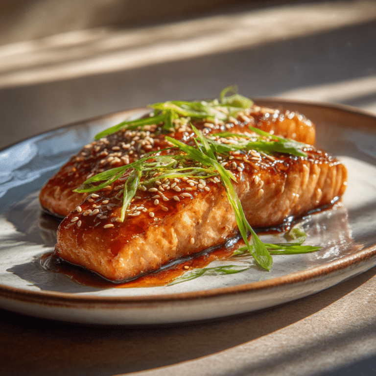 Honey Soy Glazed Salmon Recipe