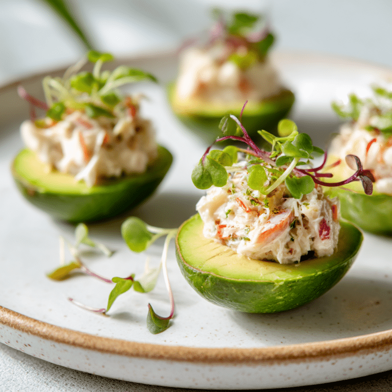Mini Crab Avocado Cups Recipe