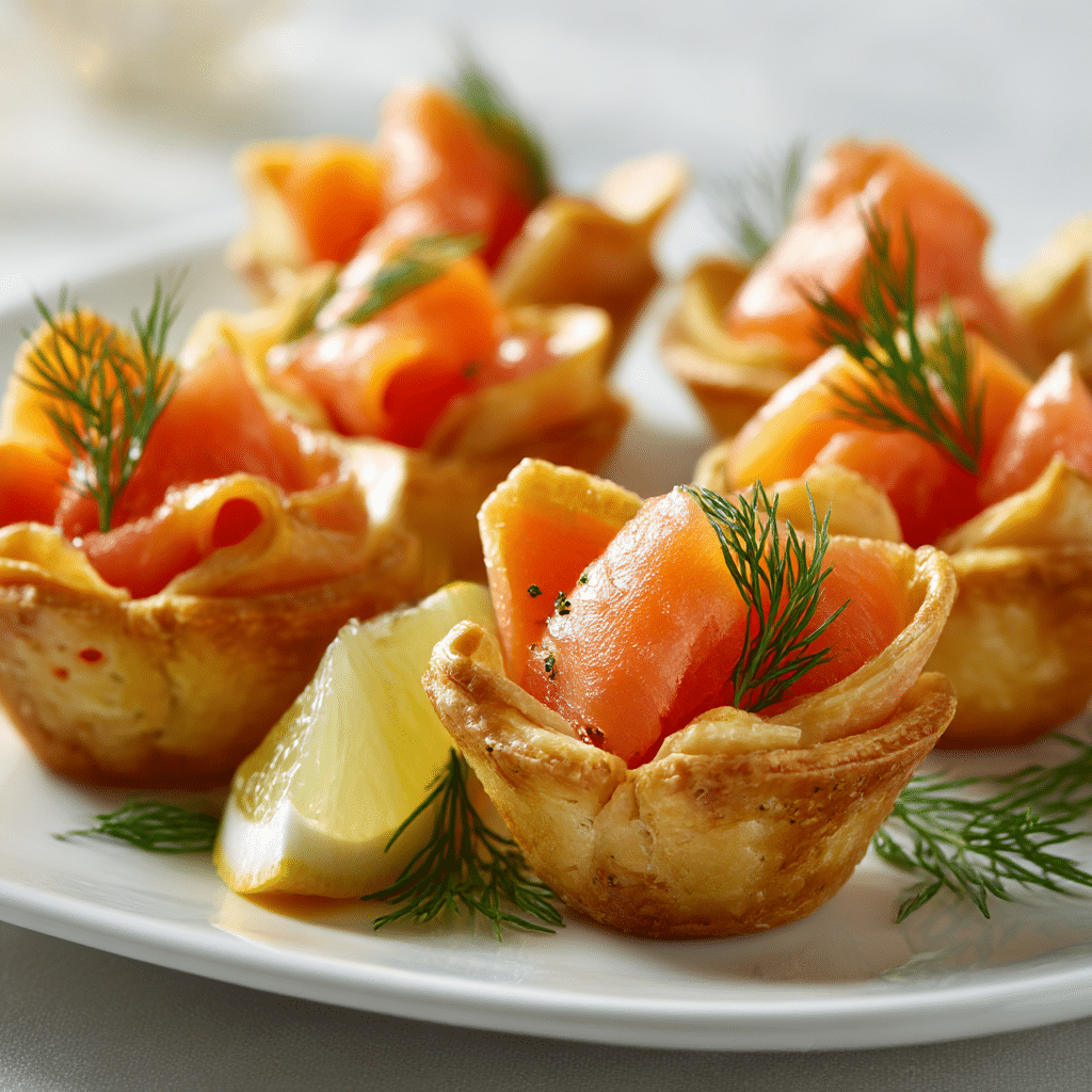 Mini Smoked Salmon Cups Recipe