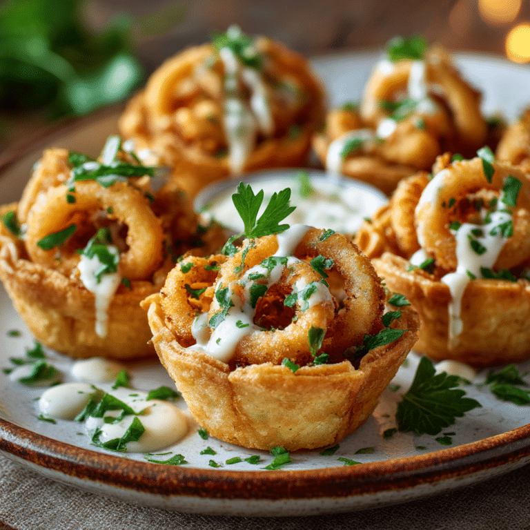 Mini Calamari Cups Recipe