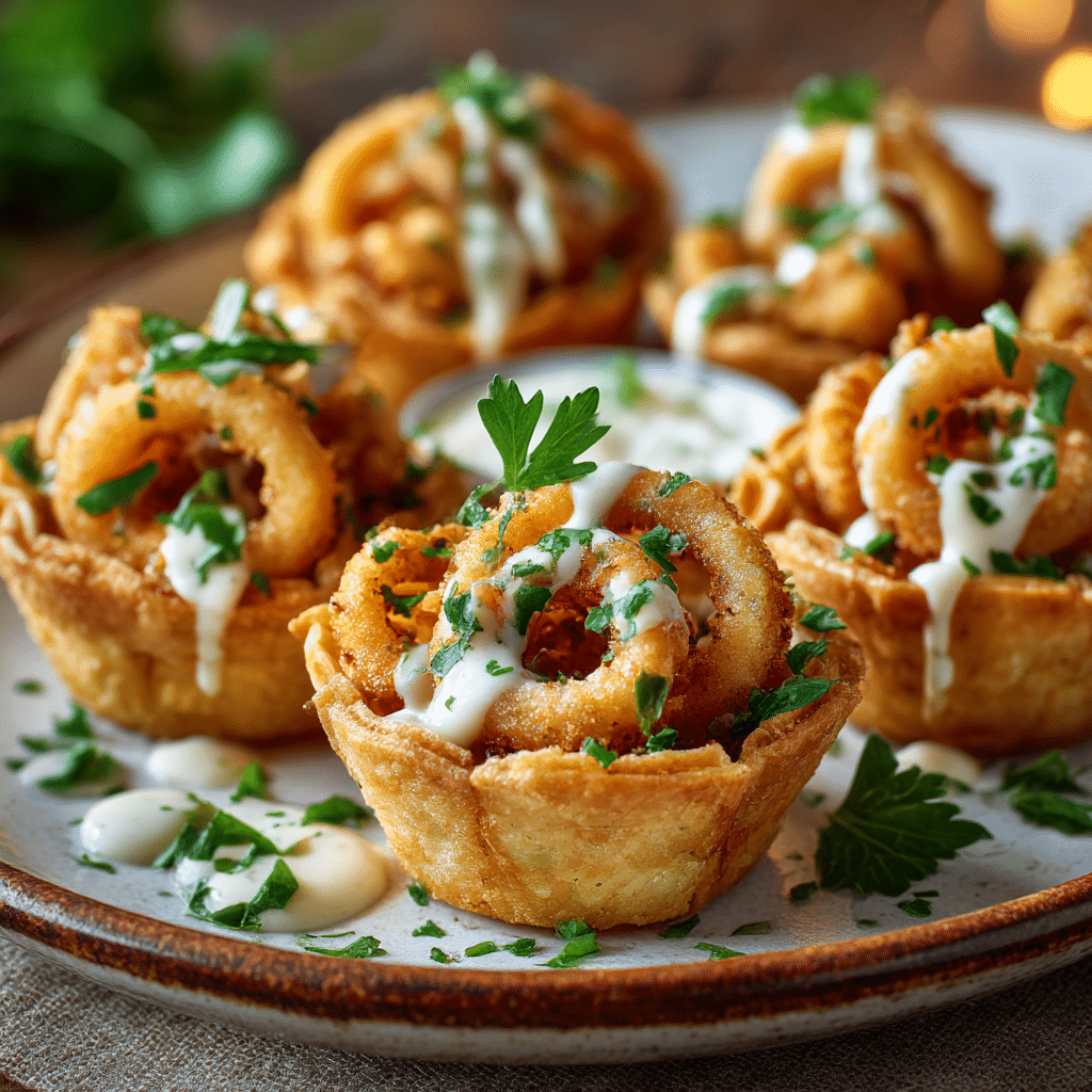 Mini Calamari Cups Recipe