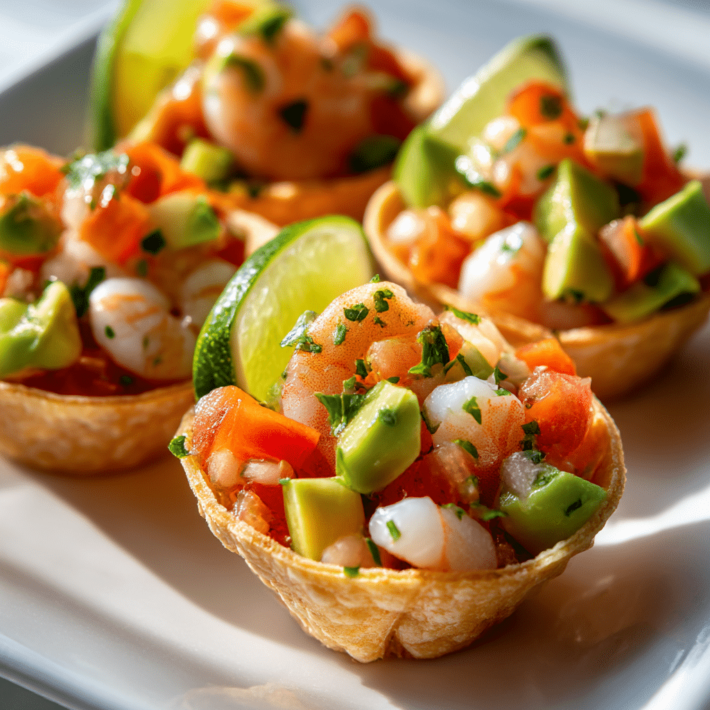 Mini Shrimp Ceviche Cups Recipe