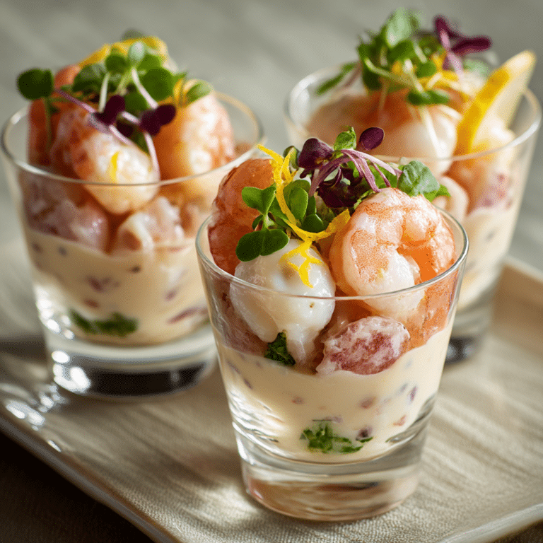 Mini Seafood Cocktail Cups Recipe
