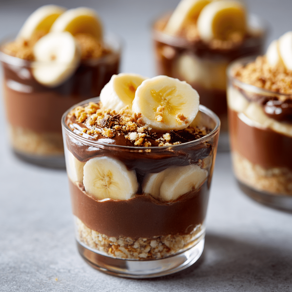 Nutella Banana Crunch Cups Recipe