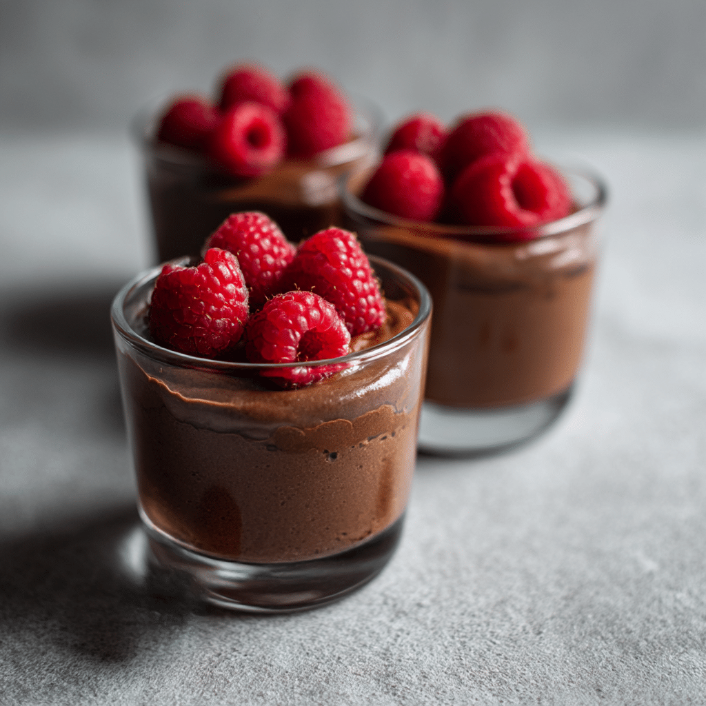 Chocolate Raspberry Mousse Cups Recipe