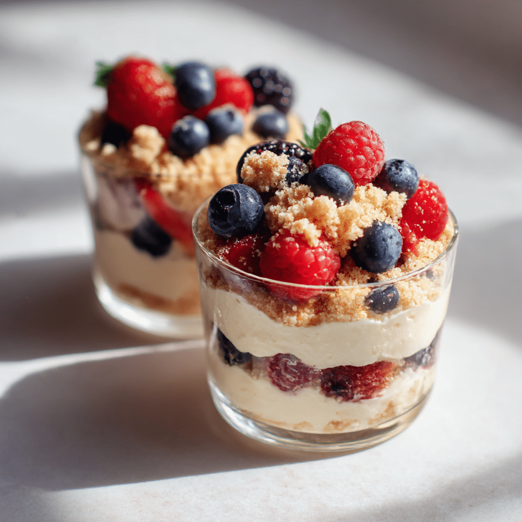 Vanilla Berry Mascarpone Cups Recipe