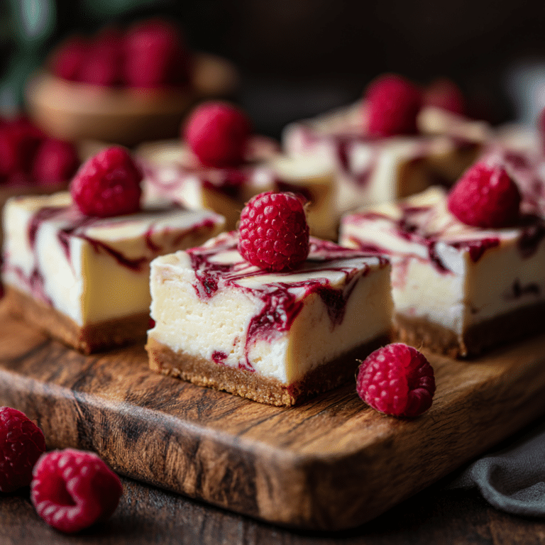 White Chocolate Raspberry Cheesecake Bars Recipe