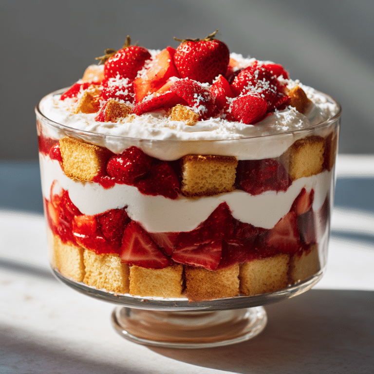 Strawberry Shortcake Trifle Recipe
