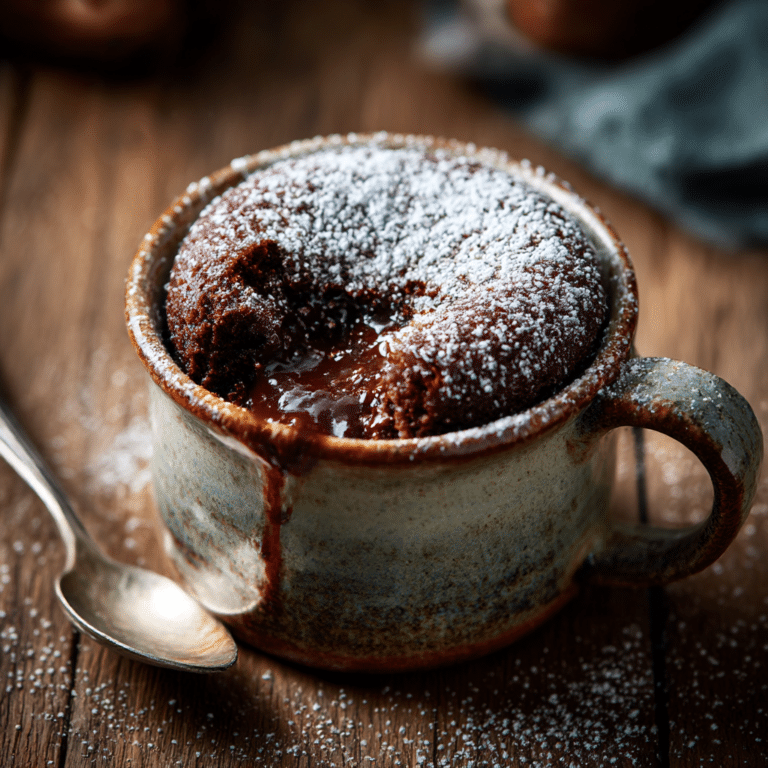 Chocolate Lava Mug Cake Recipe