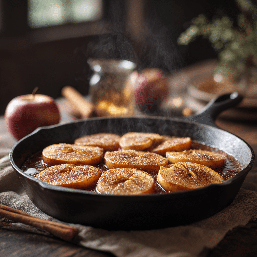 Spiced Apple Cinnamon Skillet Recipe