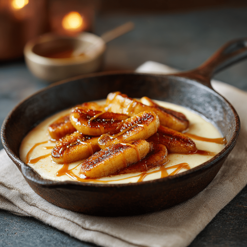 Vanilla Caramel Banana Skillet Recipe