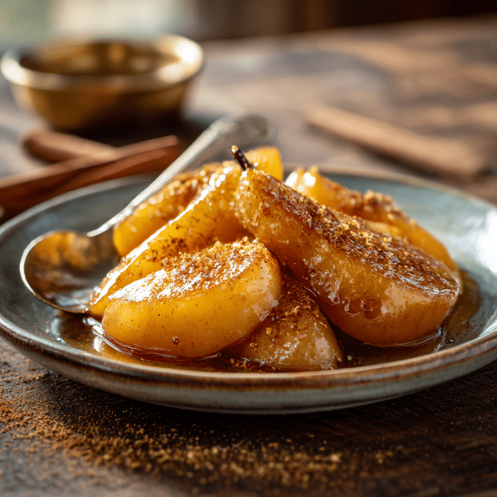 Honey Glazed Cinnamon Pears Recipe