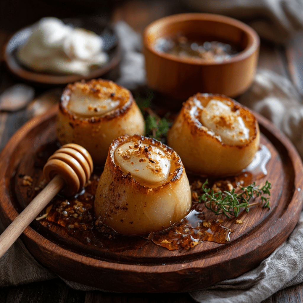 Baked Pear Honey Dessert Cups: Soft Golden Comfort Recipe