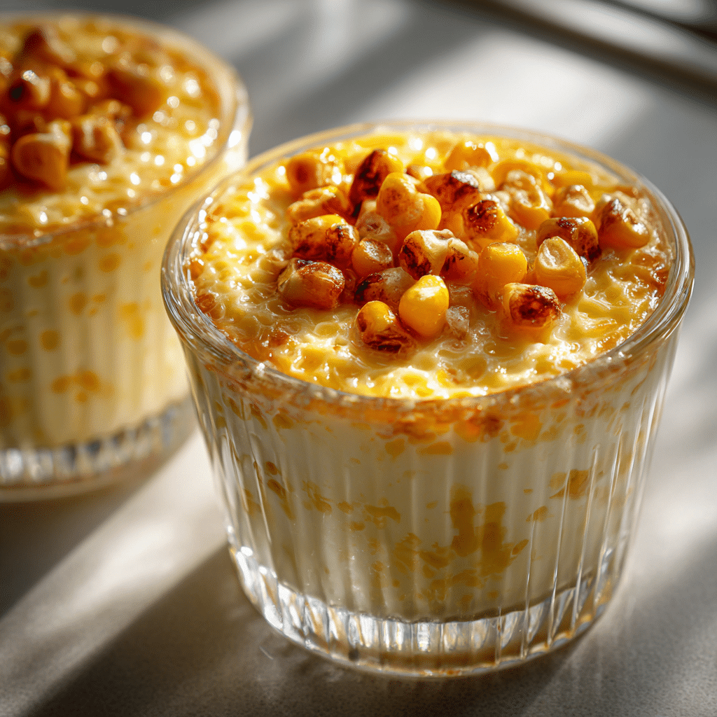 Sweet Corn Vanilla Cream Cups: Golden Unexpected Comfort Recipe