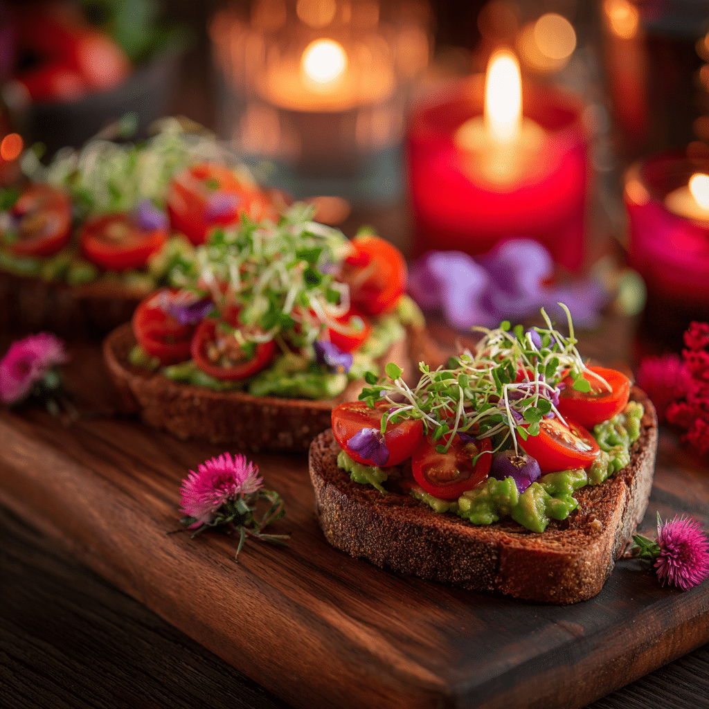 Mini Heart Avocado Toasts: Fresh Love Bites Recipe