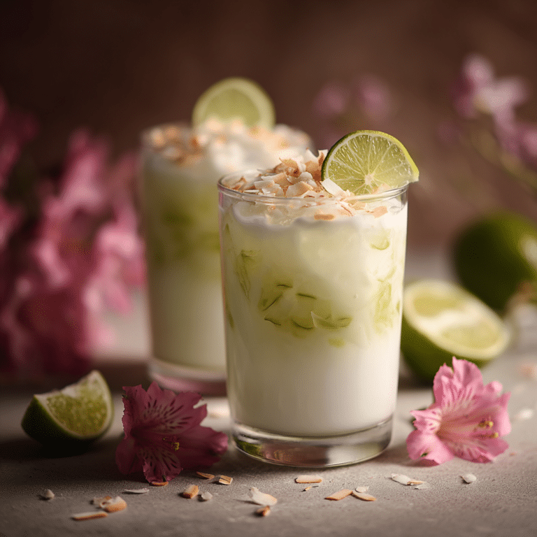 Coconut Lime Mocktail Recipe