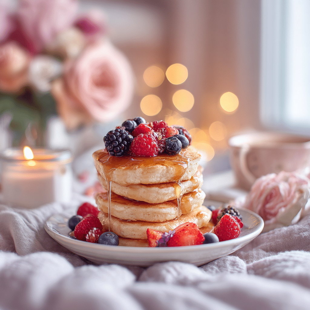 Valentine’s Day Pancake Stack Recipe