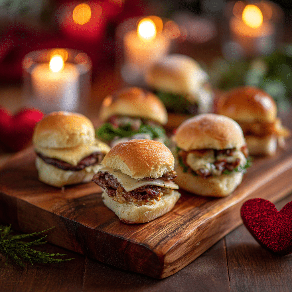 Valentine’s Day Sliders Recipe - Recipe Image
