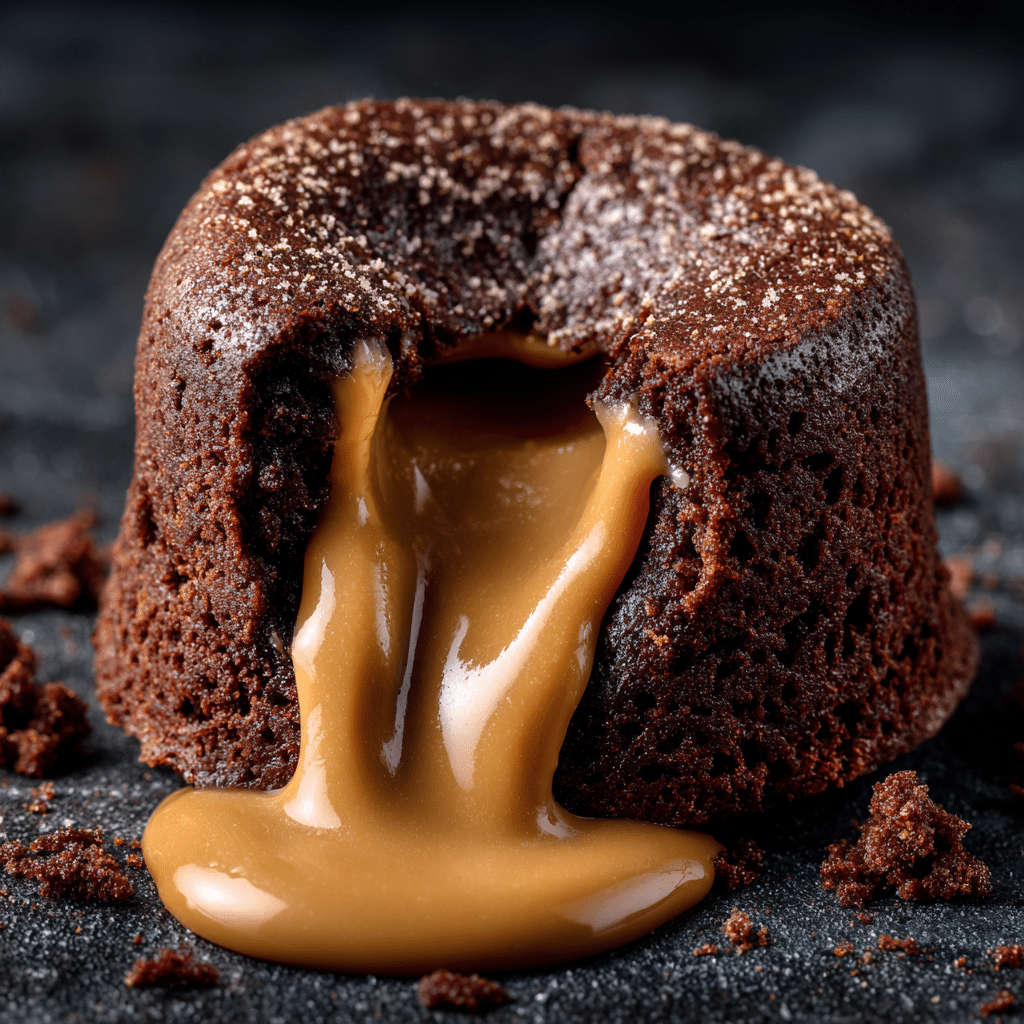 Vegan Biscoff Lava Cake Recipe - Recipe Image