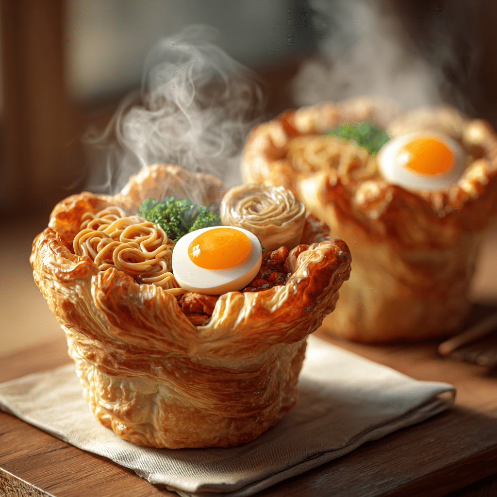 Croissant Ramen Cups Recipe - Recipe Image