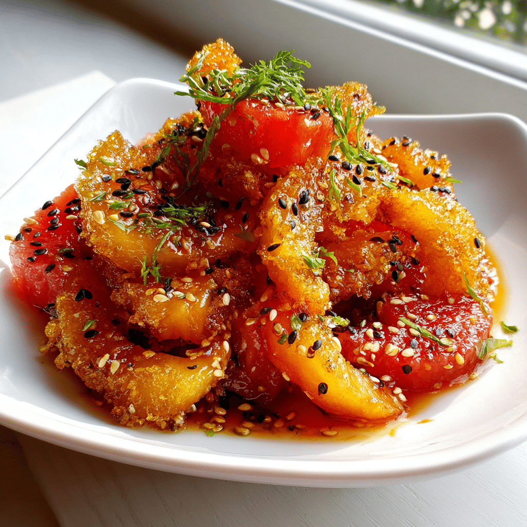 Crispy Watermelon Rind Stir-Fry Recipe - Recipe Image