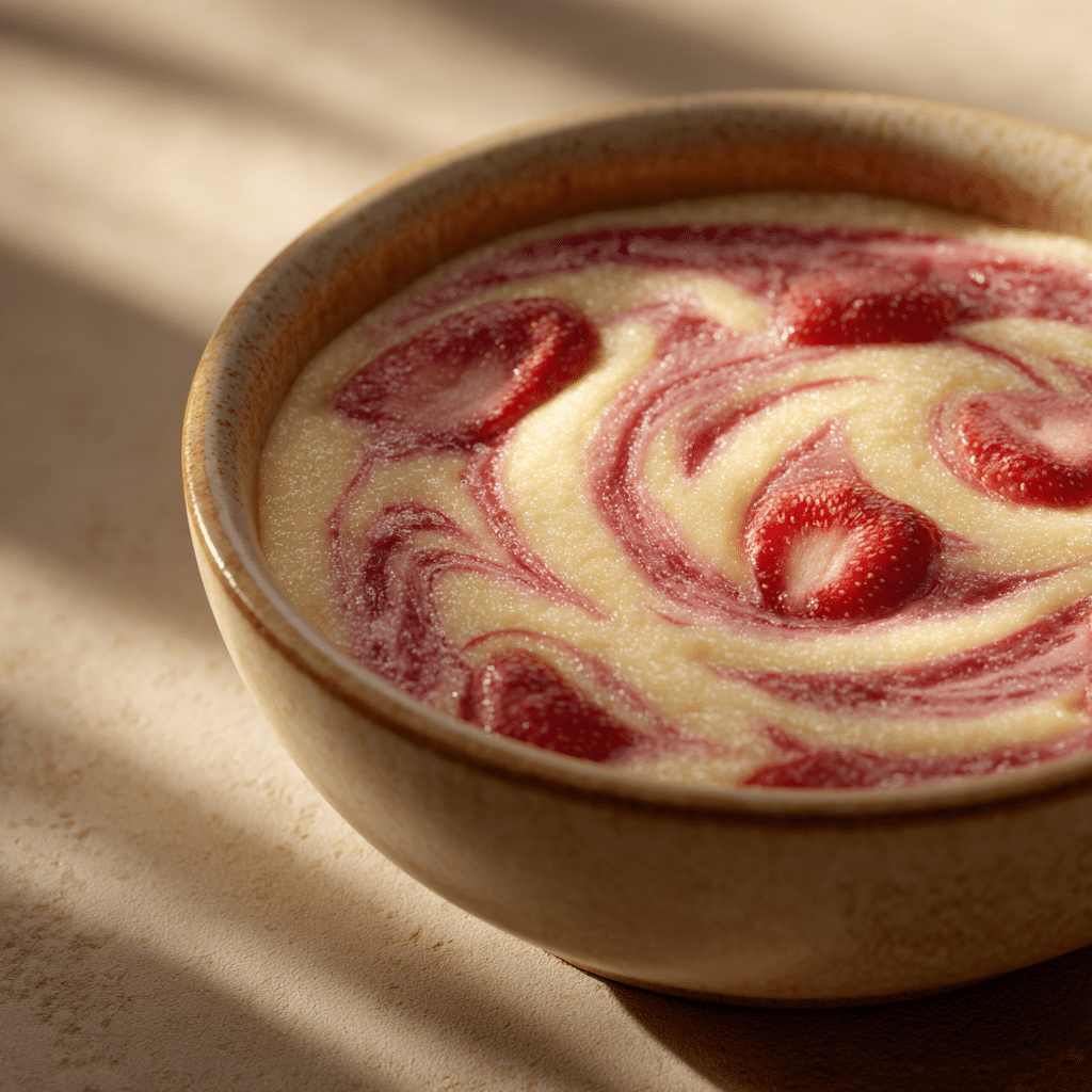 Creamy Strawberry Breakfast Polenta Recipe - Recipe Image
