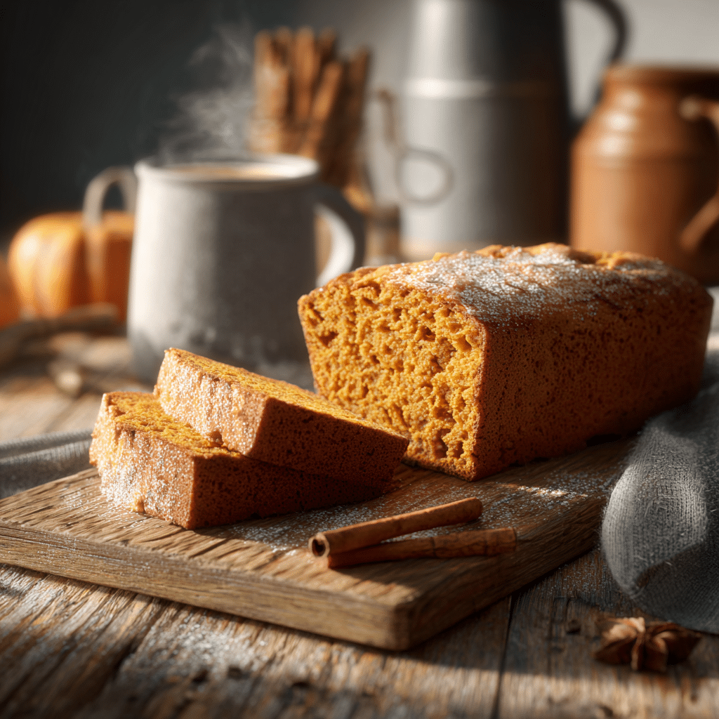 Soft Pumpkin Spice Breakfast Slice Recipe - Recipe Image