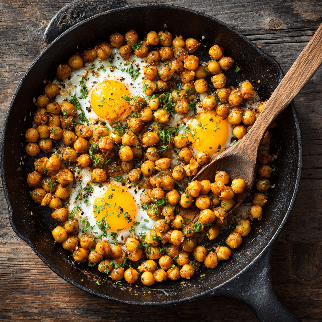 Crispy Chickpea Morning Hash Recipe - Recipe Image
