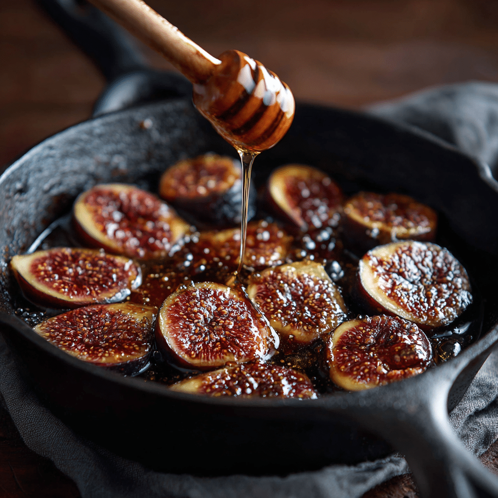 Warm Fig Honey Breakfast Skillet Recipe - Recipe Image