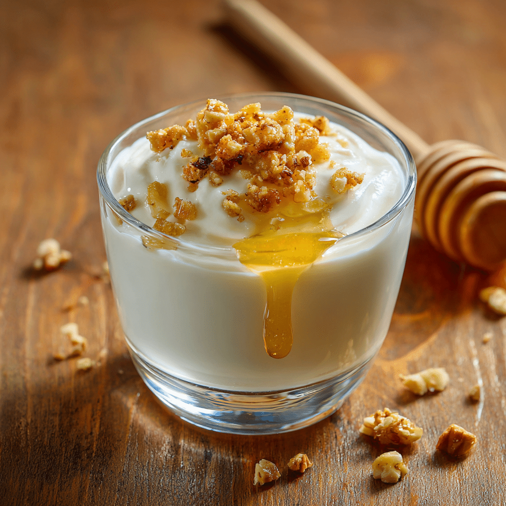 Chilled Honey Yogurt Breakfast Cream Recipe - Recipe Image