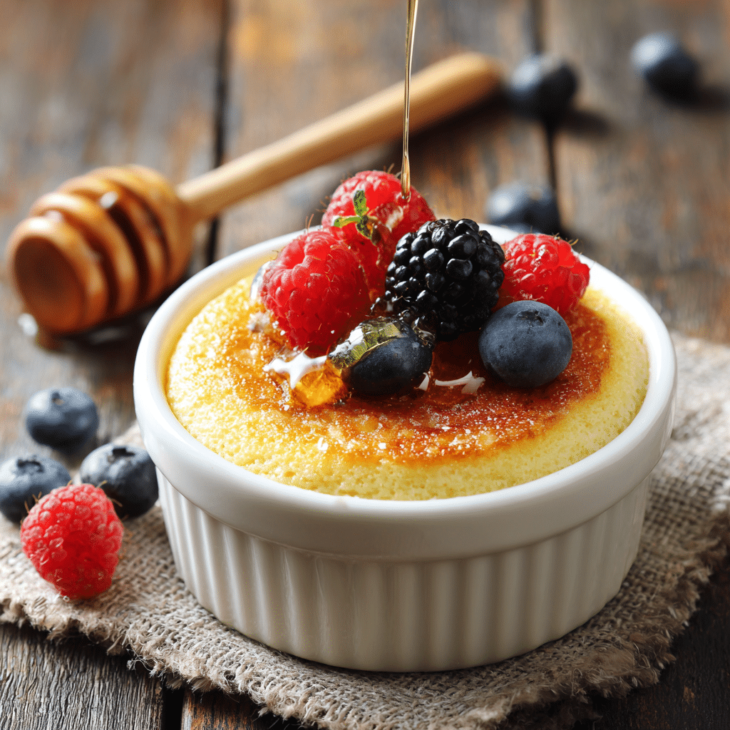 Creamy Cornmeal Breakfast Spoon Cake Recipe - Recipe Image