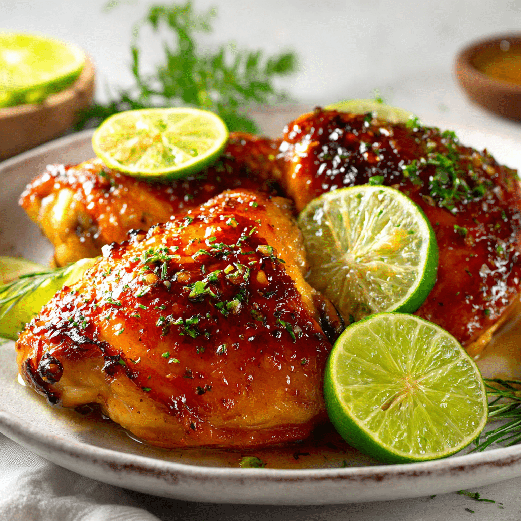 Simple Honey Lime Chicken Recipe - Recipe Image