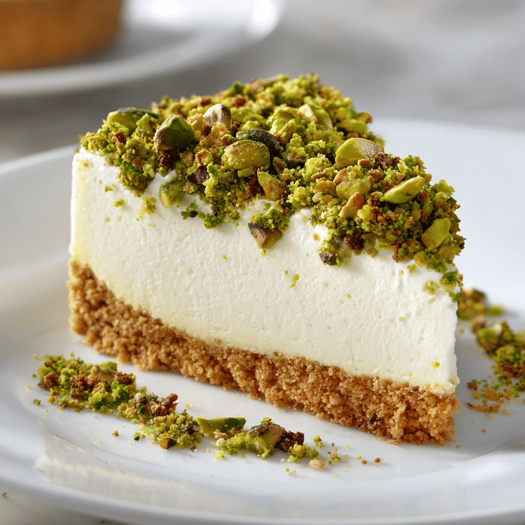 Pistachio Cream Cheesecake Recipe - Recipe Image