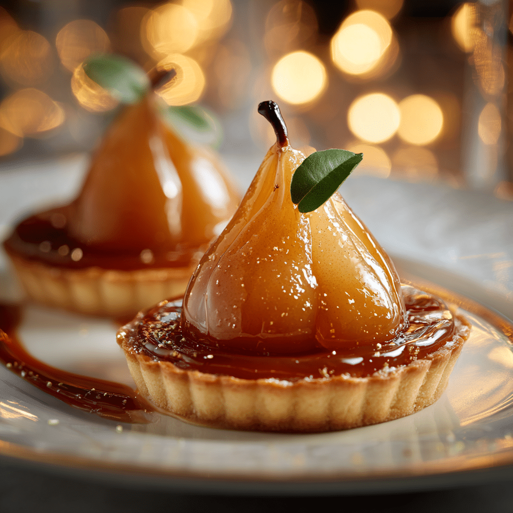 Caramelized Pear Tart Recipe - Recipe Image