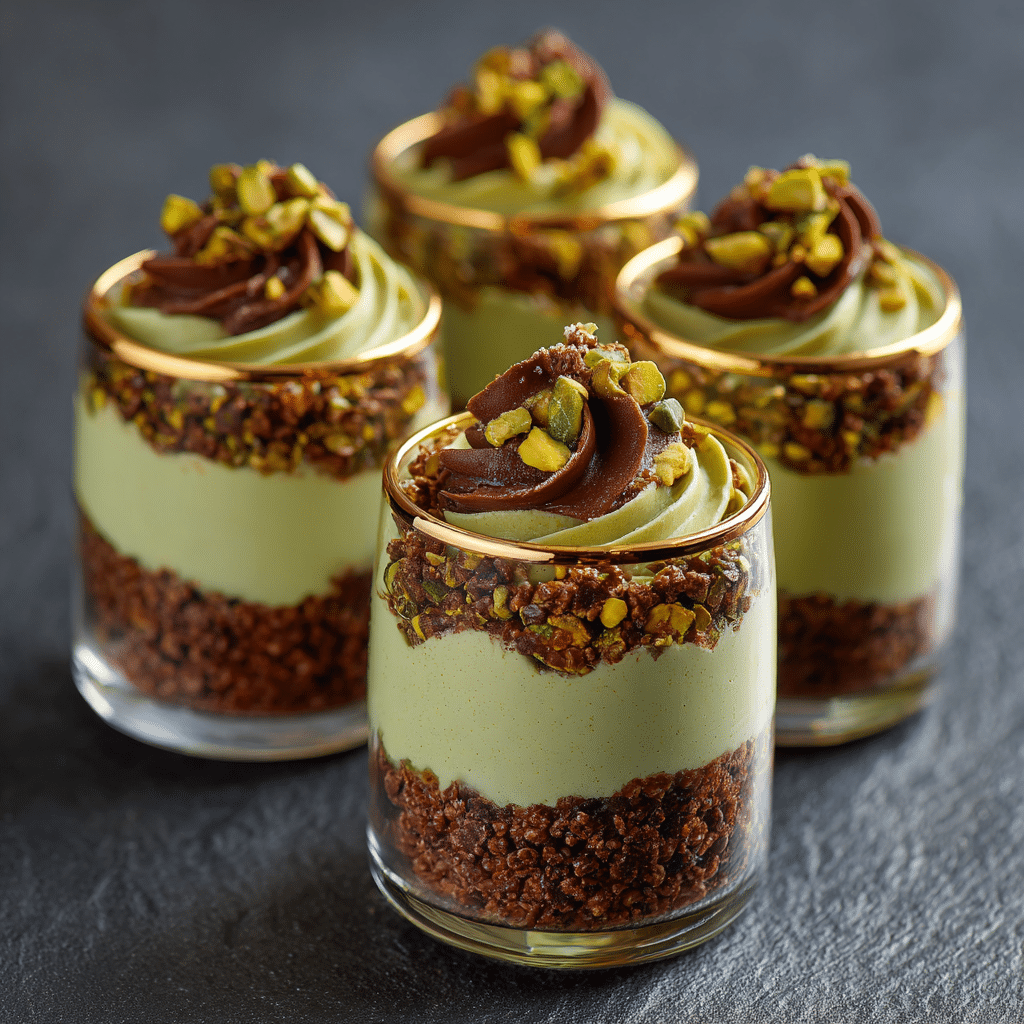 Pistachio Chocolate Crunch Cups Recipe - Recipe Image