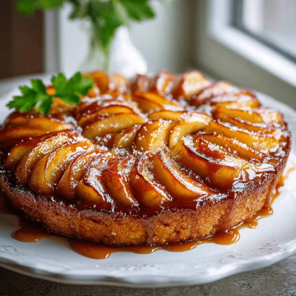 Upside Down Apple Tart Recipe - Recipe Image