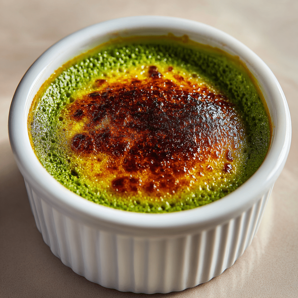 Matcha Creme Brûlée Recipe - Recipe Image