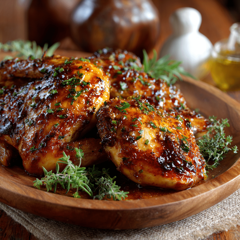 Honey Dijon Glazed Chicken Recipe - Recipe Image
