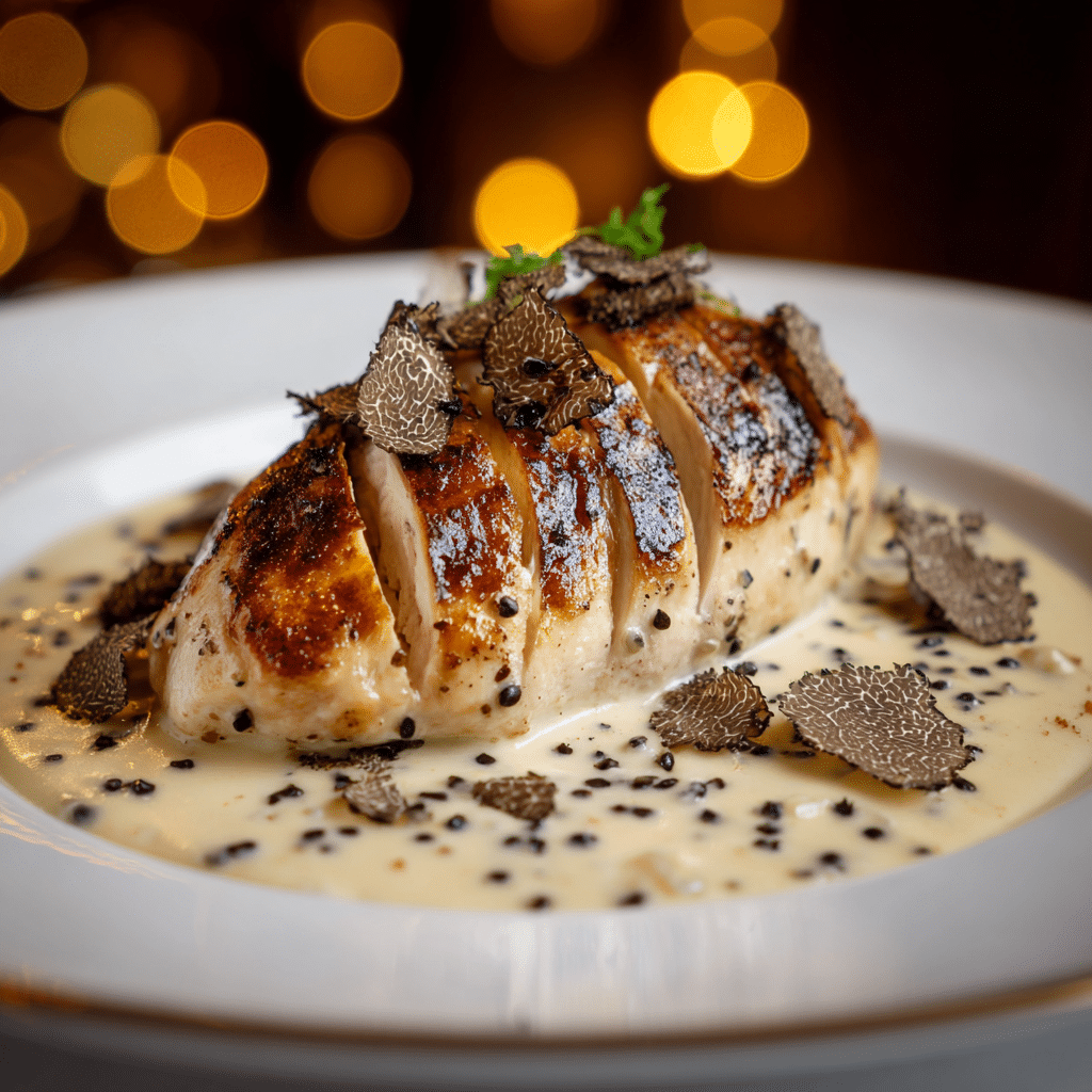 Truffle Cream Chicken Recipe - Recipe Image