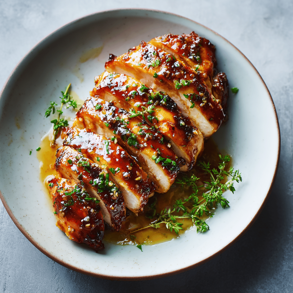 Honey Dijon Glazed Chicken Recipe - Recipe Image
