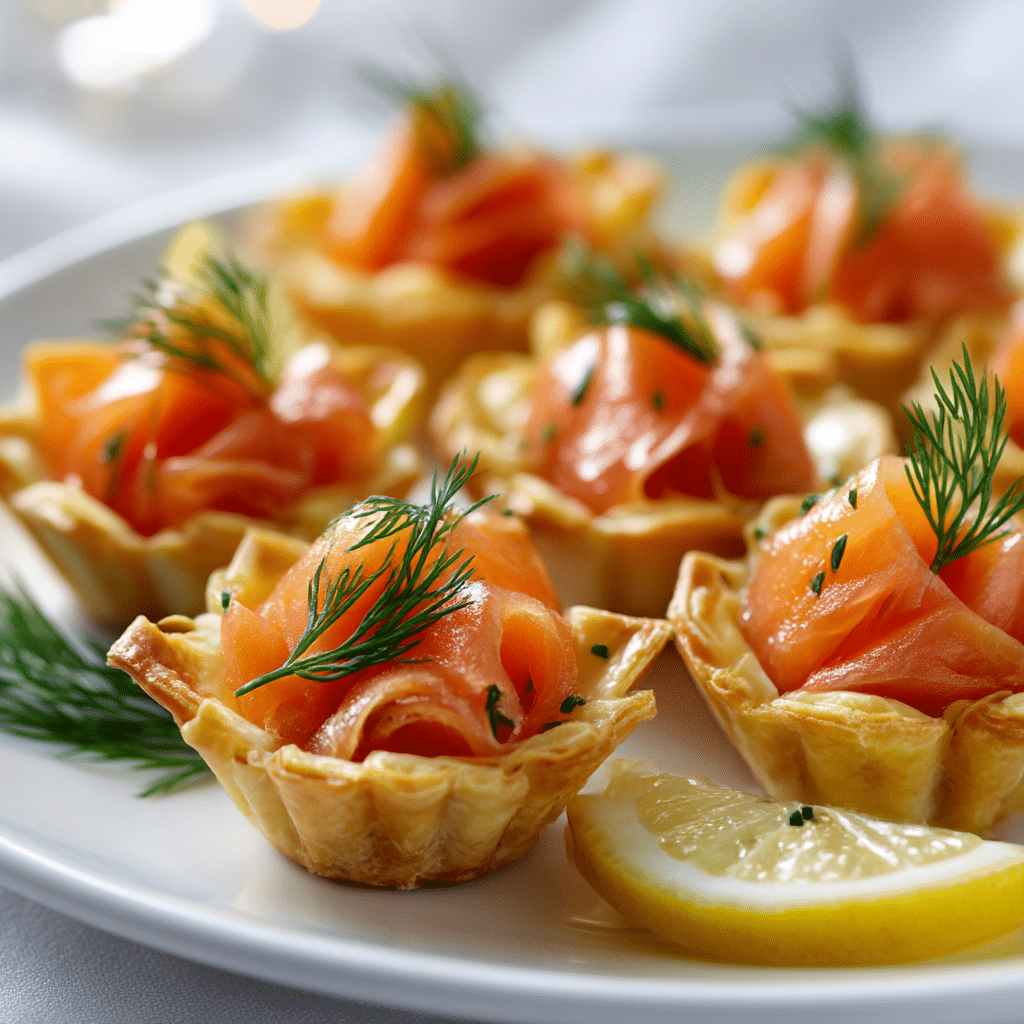 Mini Smoked Salmon Cups Recipe - Recipe Image