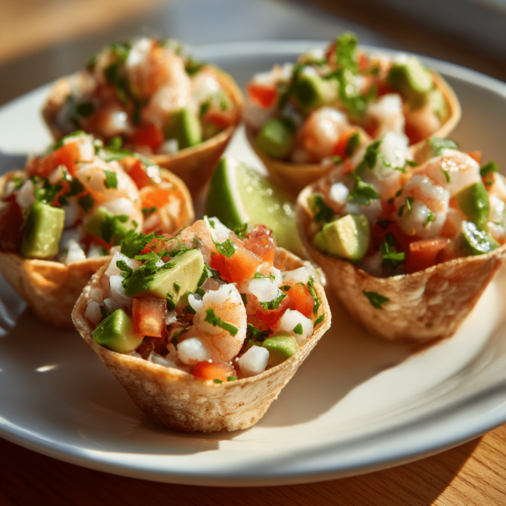 Mini Shrimp Ceviche Cups Recipe - Recipe Image