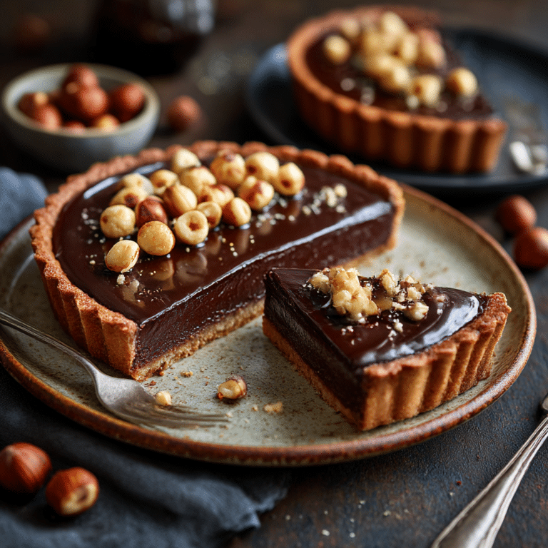 Chocolate Hazelnut Tart Recipe